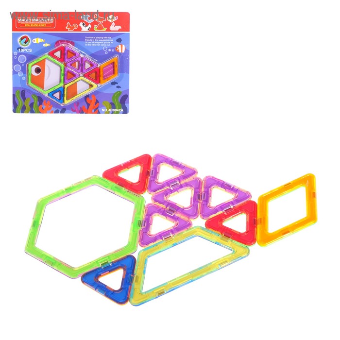 Конструктор магнитный, 4 вида, МИКС
Конструктор магнитный, 4 вида, МИКС