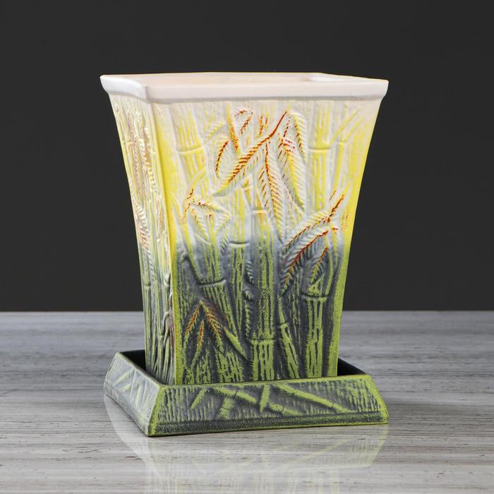 Горшок для цветов "Бамбук" светло-зеленый, 3 л
Горшок для цветов "Бамбук" светло-зеленый, 3 л