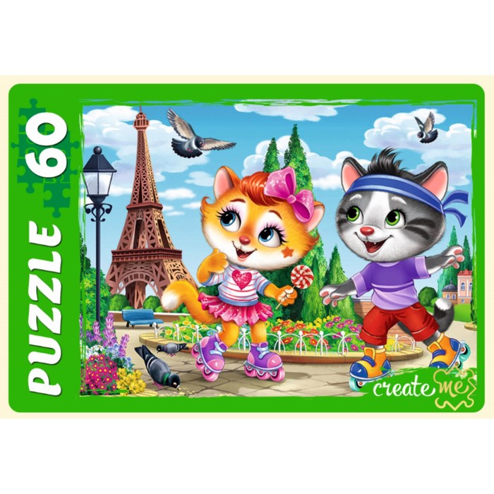 Пазл «История котов», 60 элементов
Пазл «История котов», 60 элементов