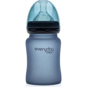 Бутылочка для кормления Everyday Baby, с индикатором температуры, цвет черничный, 150 мл
Бутылочка для кормления Everyday Baby, с индикатором температуры, цвет черничный, 150 мл