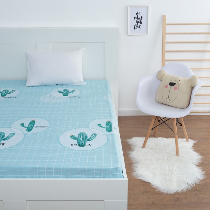 Простыня LoveLife «Кактусы» цвет серый, 150х215 см
Простыня LoveLife «Кактусы» цвет серый, 150х215 см