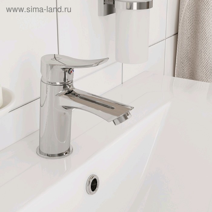 фото Смеситель для раковины milardo amplex ampsb00m01, однорычажный хром