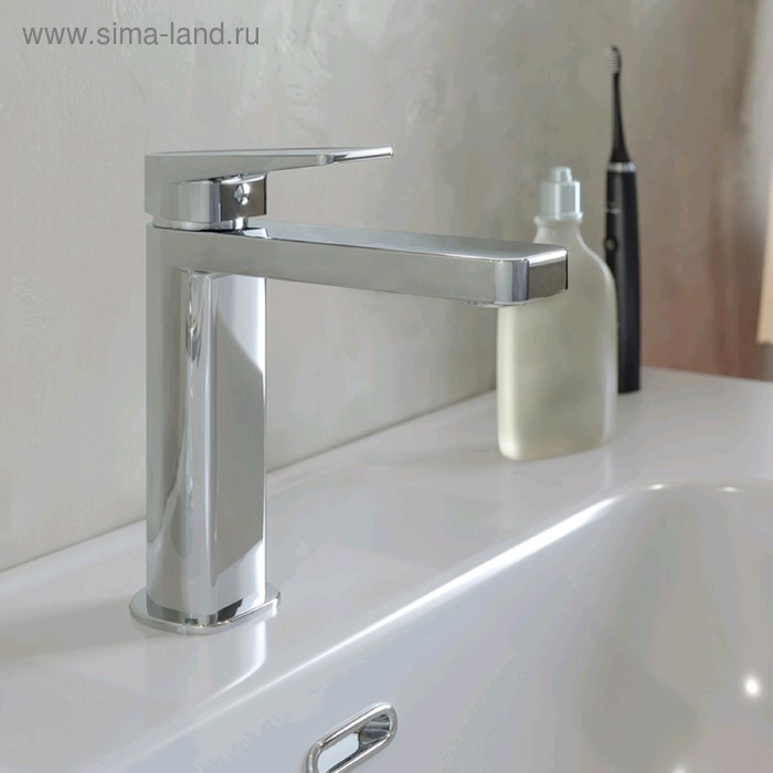 фото Смеситель для раковины iddis bridge brdsb00i01, однорычажный, высота излива 110 мм, хром