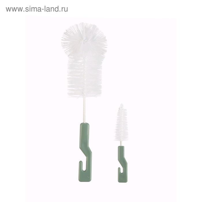 Набор ёршиков Happy Baby, 2 шт, цвет оливковый 
Набор ёршиков Happy Baby, 2 шт, цвет оливковый