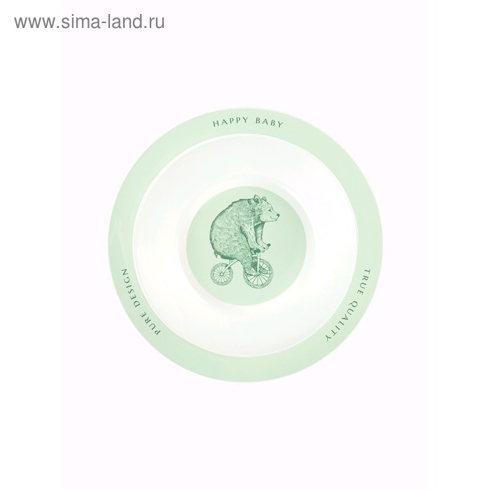 Тарелка глубокая детская Happy Baby Bear, от 6 месяцев, цвет оливковый
Тарелка глубокая детская Happy Baby Bear, от 6 месяцев, цвет оливковый