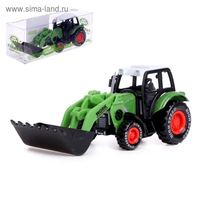 Трактор металлический «Фермер», инерционный, МИКС
Трактор металлический «Фермер», инерционный, МИКС
