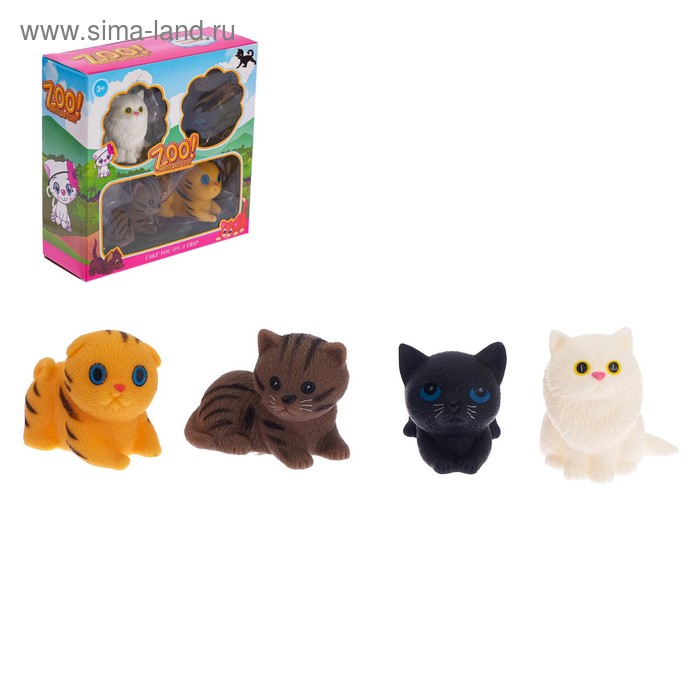 Питомцы «Котики», 4шт., МИКС
Питомцы «Котики», 4шт., МИКС