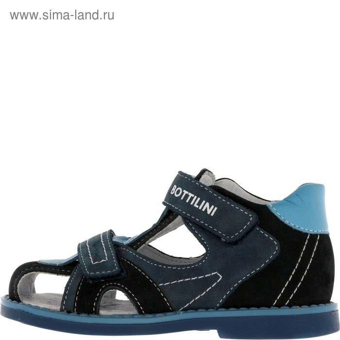 фото Сандалии детские, размер 28, цвет сине-голубой bottilini