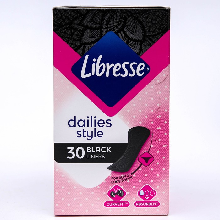 Ежедневные прокладки Libresse Black Liners, 30 шт. 
Ежедневные прокладки Libresse Black Liners, 30 шт.