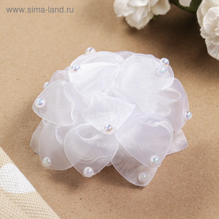 Бант для девочек с резинкой "Немезия", 9 см, белый со стразами
Бант для девочек с резинкой "Немезия", 9 см, белый со стразами