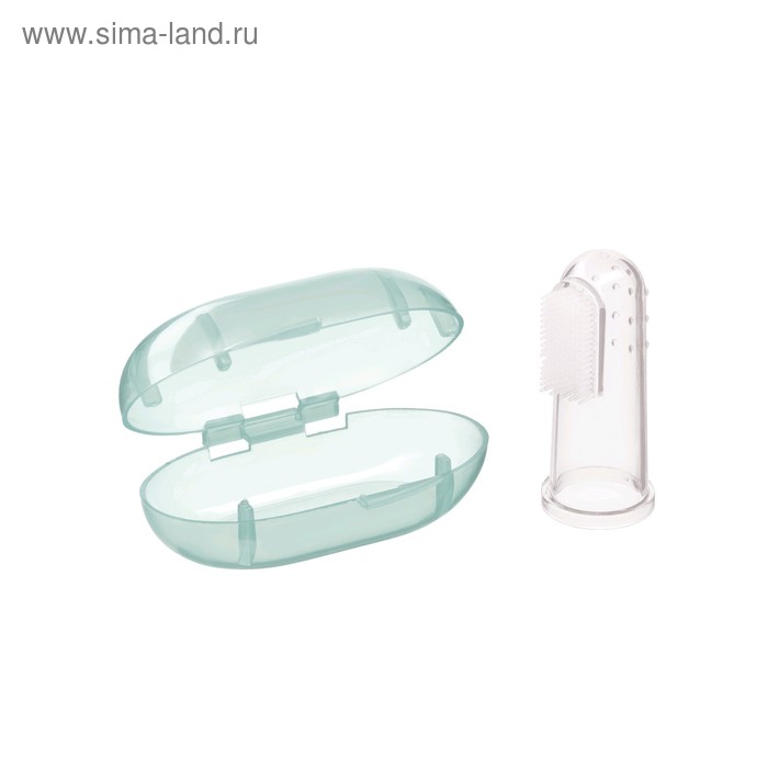 Зубная щётка на палец Happy Baby, с футляром, цвет aqua
Зубная щётка на палец Happy Baby, с футляром, цвет aqua