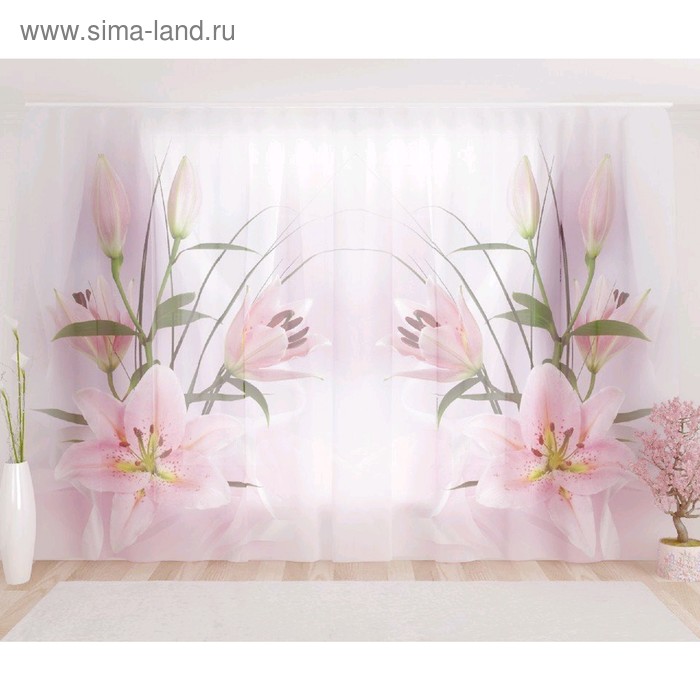 Фототюль «Чарующая лилия», размер 290 х 260 см, вуаль
Фототюль «Чарующая лилия», размер 290 х 260 см, вуаль