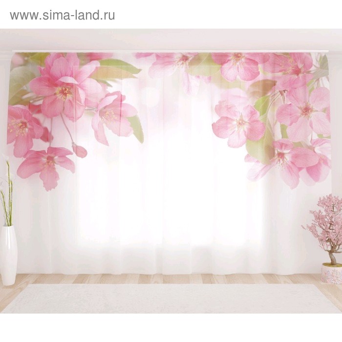 Фототюль «Цветы над головой», размер 290 х 260 см, вуаль
Фототюль «Цветы над головой», размер 290 х 260 см, вуаль