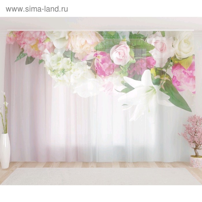 Фототюль «Букет для свадьбы», размер 290 х 260 см, вуаль
Фототюль «Букет для свадьбы», размер 290 х 260 см, вуаль