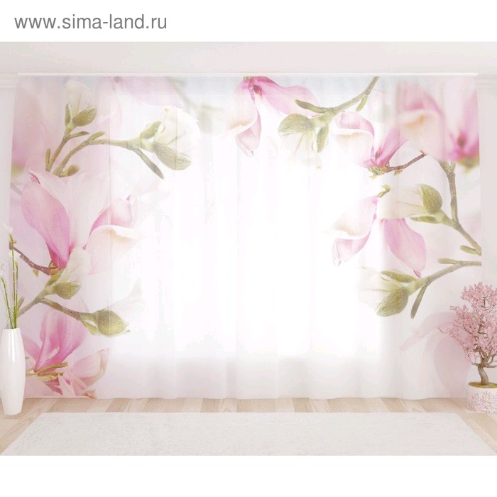 Фототюль «Арка из магнолий», размер 290 х 260 см, вуаль
Фототюль «Арка из магнолий», размер 290 х 260 см, вуаль