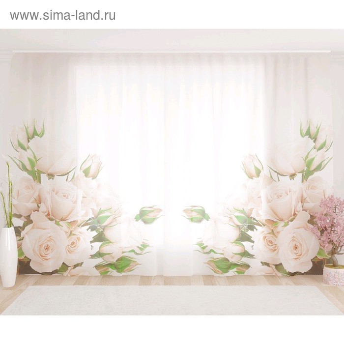 Фототюль «Нежный букет роз», размер 290 х 260 см, вуаль
Фототюль «Нежный букет роз», размер 290 х 260 см, вуаль