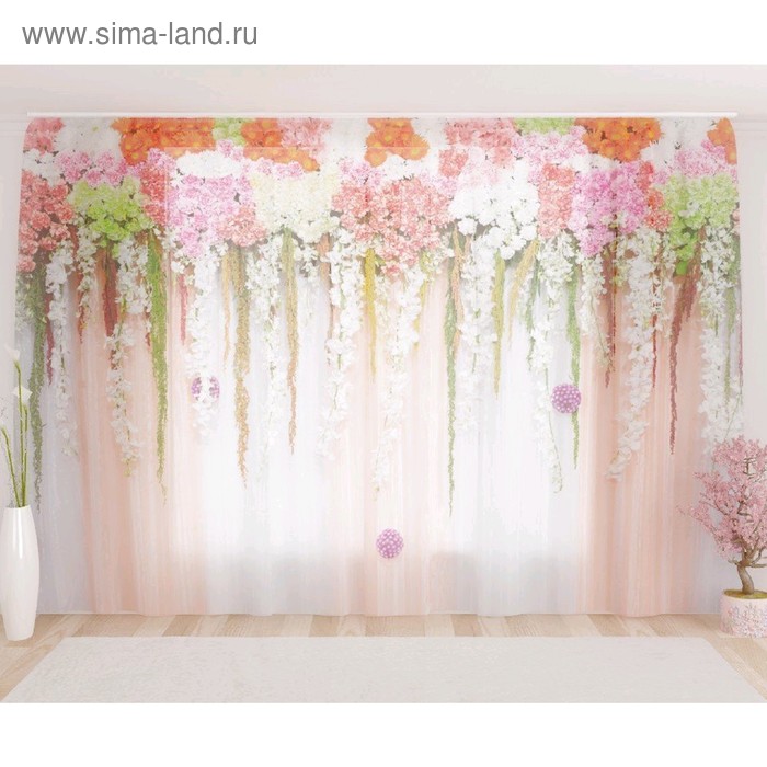 Фототюль «Цветочный верх 3», размер 290 х 260 см, вуаль
Фототюль «Цветочный верх 3», размер 290 х 260 см, вуаль