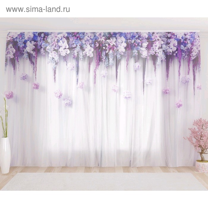 Фототюль «Цветочный верх 7», размер 290 х 260 см, вуаль
Фототюль «Цветочный верх 7», размер 290 х 260 см, вуаль