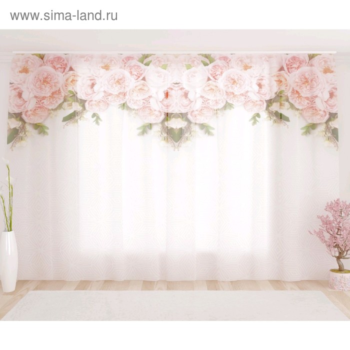 Фототюль «Цветочный верх 35», размер 290 х 260 см, вуаль
Фототюль «Цветочный верх 35», размер 290 х 260 см, вуаль