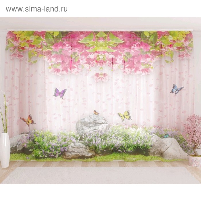 Фототюль «Цветочный верх 23», размер 290 х 260 см, вуаль
Фототюль «Цветочный верх 23», размер 290 х 260 см, вуаль