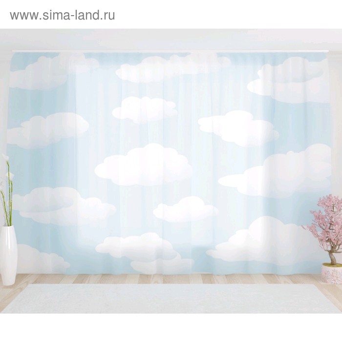 Фототюль «Белые облачка», размер 290 х 260 см, вуаль
Фототюль «Белые облачка», размер 290 х 260 см, вуаль