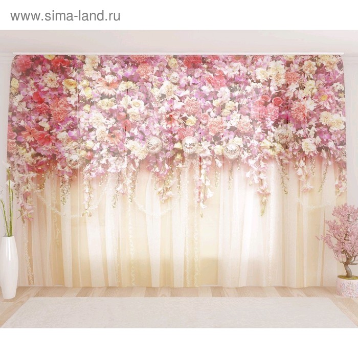 Фототюль «Цветочный верх 11», размер 290 х 260 см, вуаль
Фототюль «Цветочный верх 11», размер 290 х 260 см, вуаль