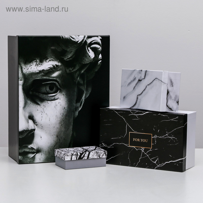 Набор коробок подарочных 15 в 1 «Чёрно-белый», 12 х 7 х 4 см - 46,6 х 35,2 х 17.5 см
Набор коробок подарочных 15 в 1 «Чёрно-белый», 12 х 7 х 4 см - 46,6 х 35,2 х 17.5 см