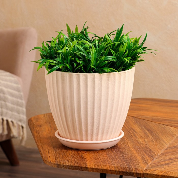 Горшок для цветов "Калифорния", пудровый жемчуг, керамика, 3.5 л
Горшок для цветов "Калифорния", пудровый жемчуг, керамика, 3.5 л