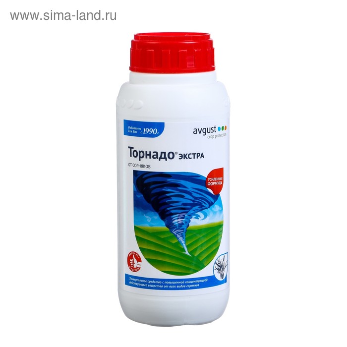Средство от сорняков сплошного действия Торнадо-Экстра 500 мл
Средство от сорняков сплошного действия Торнадо-Экстра 500 мл