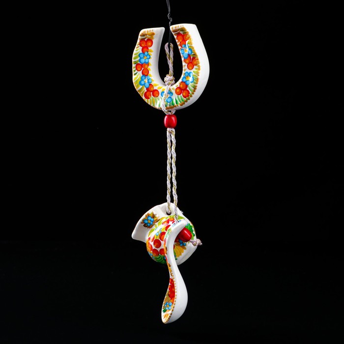 Оберег "Подкова", белый, 26 см
Оберег "Подкова", белый, 26 см