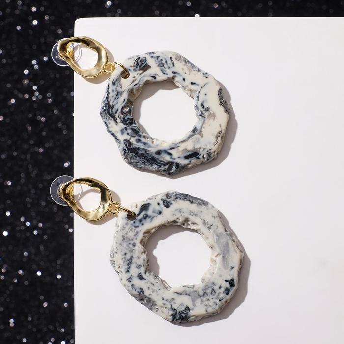 Серьги ассорти "Натурэль" акварель кольца, цвет бело-серый в золоте
Серьги ассорти "Натурэль" акварель кольца, цвет бело-серый в золоте