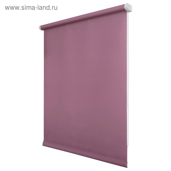 фото Рулонная штора «плайн», 70 х 175 см, цвет фиалка уют