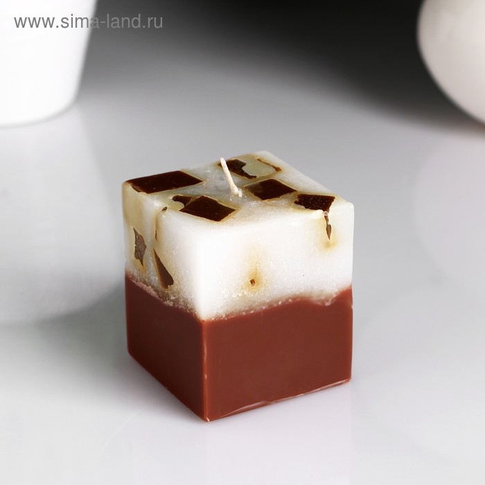 Свеча- куб с мозаикой "Кофе" ароматическая, 5×6 см
Свеча- куб с мозаикой "Кофе" ароматическая, 5×6 см