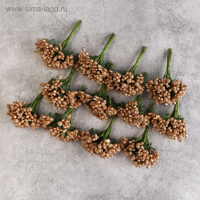 Букетик декоративных цветов 2см, коричневый
Букетик декоративных цветов 2см, коричневый