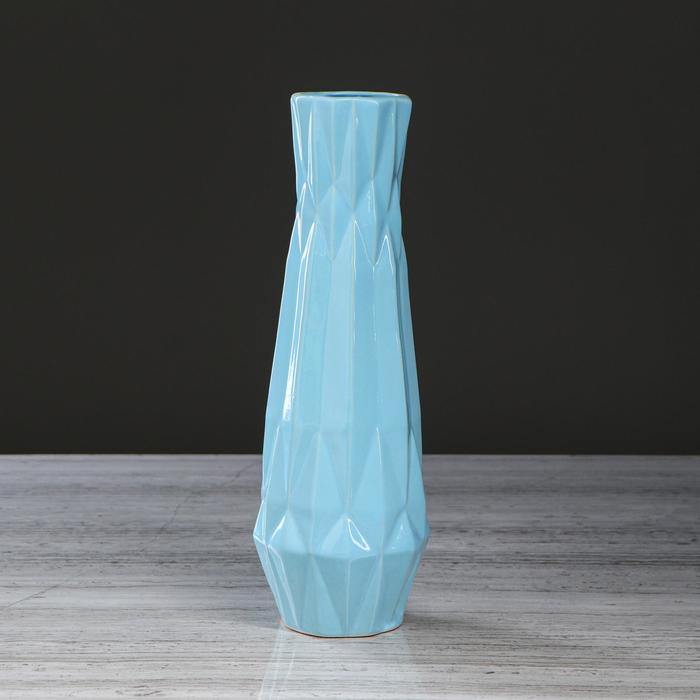 Ваза настольная "Коринф", голубая ,глазурь, 32 см, керамика
Ваза настольная "Коринф", голубая ,глазурь, 32 см, керамика