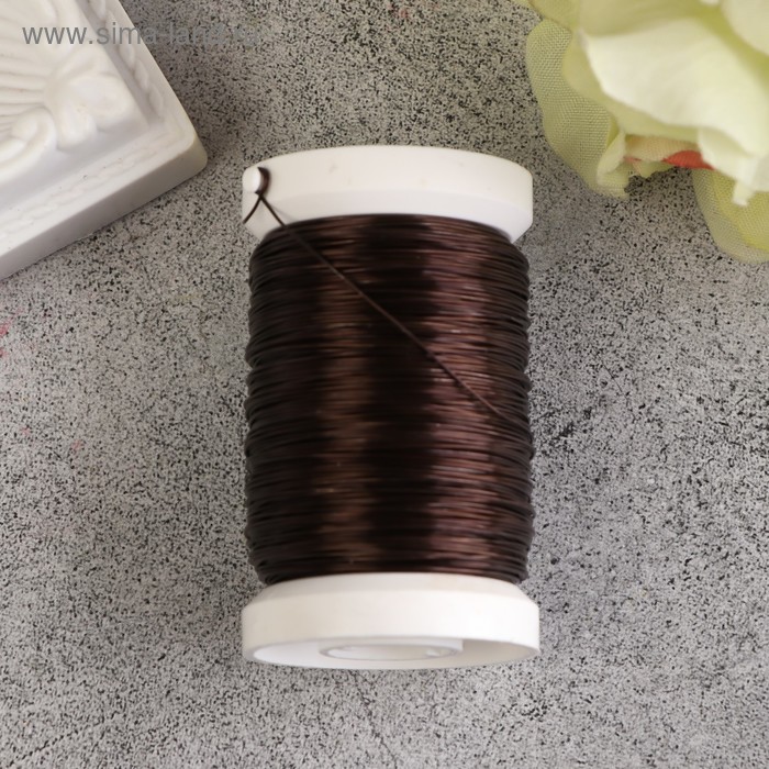 Проволока для творчества на катушке 100 м, 0,35мм
Проволока для творчества на катушке 100 м, 0,35мм