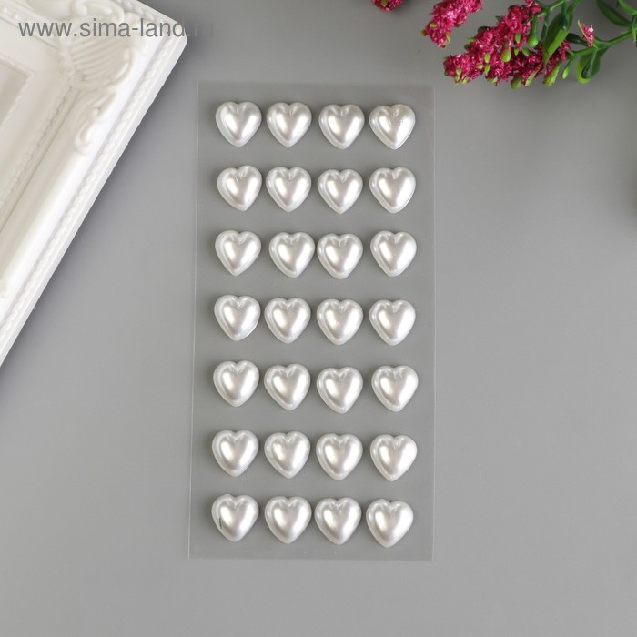 Декоративные наклейки "Жемчуг" белый, 12 мм, 28 шт
Декоративные наклейки "Жемчуг" белый, 12 мм, 28 шт