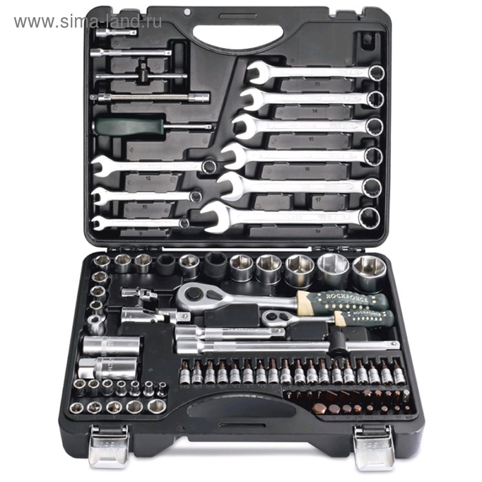 Набор инструментов ROCKFORCE RF-4821-5, 1/2", 1/4"DR 6-гранный, 82 пр.+ 6 предметов
Набор инструментов ROCKFORCE RF-4821-5, 1/2", 1/4"DR 6-гранный, 82 пр.+ 6 предметов