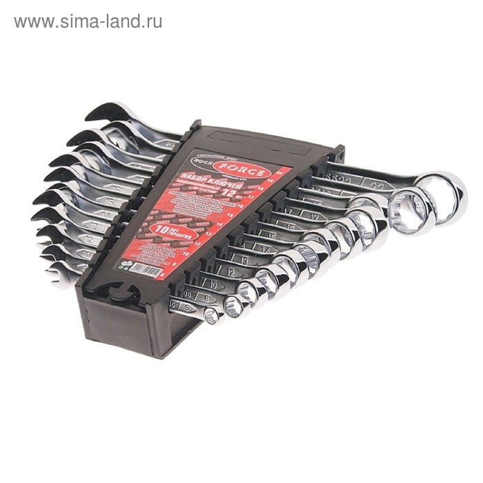 Набор ключей ROCKFORCE RF-5121MP, комбинированных, 6-22 мм, 12 предметов
Набор ключей ROCKFORCE RF-5121MP, комбинированных, 6-22 мм, 12 предметов
