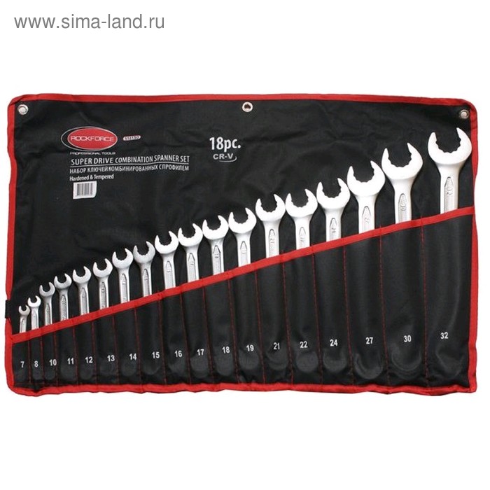 Набор ключей ROCKFORCE RF-5161S, комбинированных, дюймовых, 16 предметов
Набор ключей ROCKFORCE RF-5161S, комбинированных, дюймовых, 16 предметов
