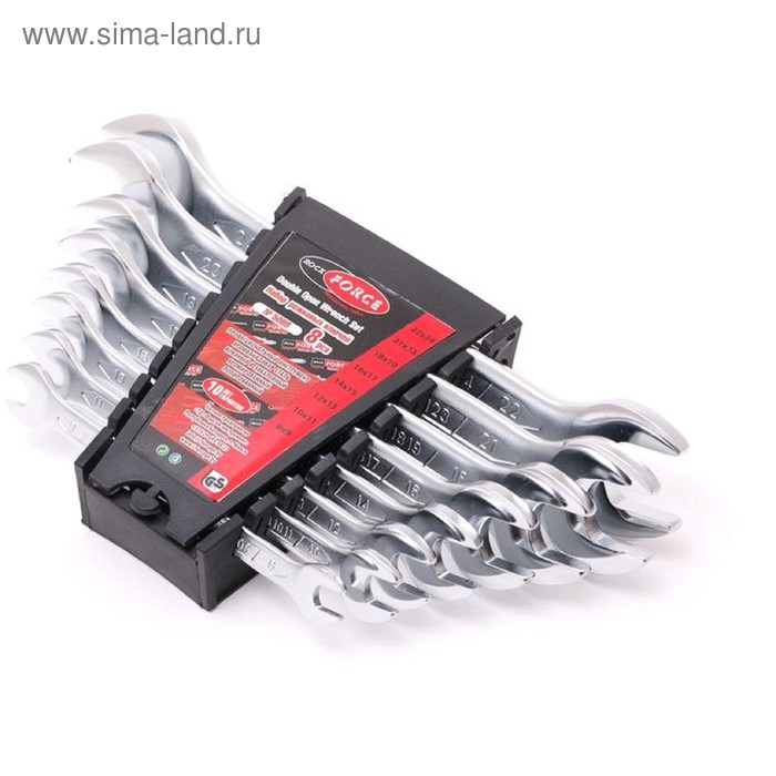 Набор ключей ROCKFORCE RF-5089, рожковых, 8-24 мм, 8 предметов 
Набор ключей ROCKFORCE RF-5089, рожковых, 8-24 мм, 8 предметов