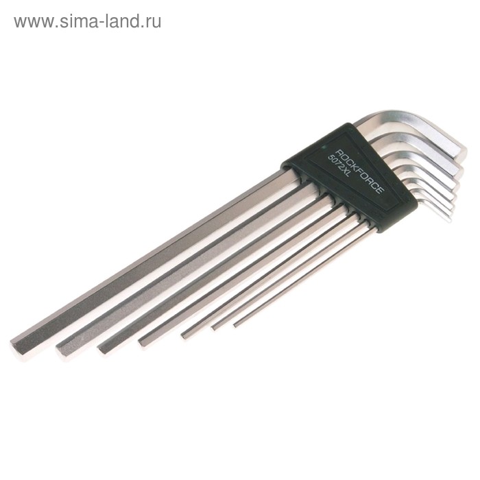 Набор ключей ROCKFORCE RF-5072XL, шестигранных, экстрадлинных, 7 предметов
Набор ключей ROCKFORCE RF-5072XL, шестигранных, экстрадлинных, 7 предметов