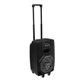 Портативная караоке система MAX Q82, 20 Вт, FM, AUX, micro SD, USB, BT, Li-Ion 4000 мАч
Портативная караоке система MAX Q82, 20 Вт, FM, AUX, micro SD, USB, BT, Li-Ion 4000 мАч