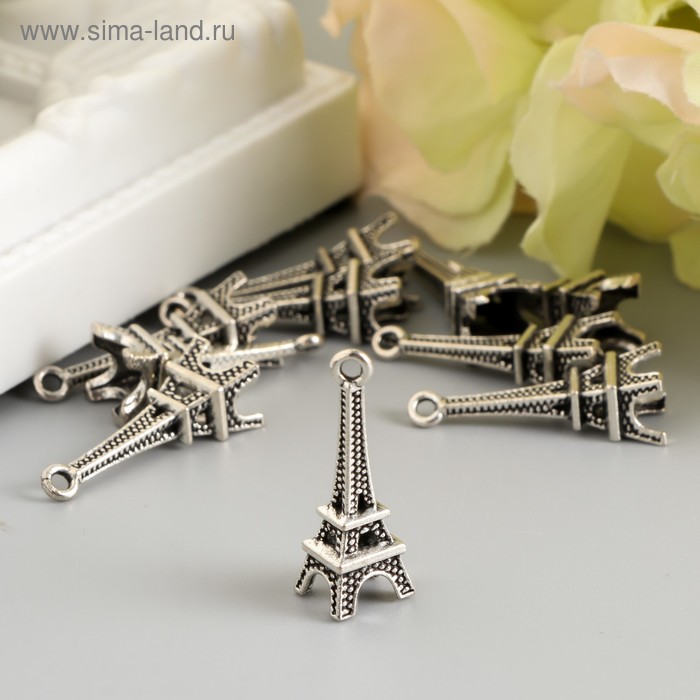 Подвеска Эйфелева башня, цвет серебро 0,7х2,4 см
Подвеска Эйфелева башня, цвет серебро 0,7х2,4 см