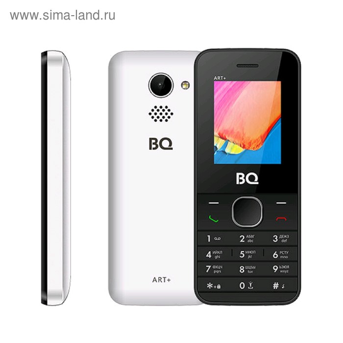 Сотовый телефон BQ M-1806 ART+, 1,77", 32Мб, microSD, 2 sim, белый
Сотовый телефон BQ M-1806 ART+, 1,77", 32Мб, microSD, 2 sim, белый