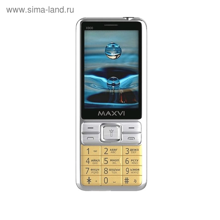 Сотовый телефон MAXVI X900 2,8", 32Мб, microSD, 1,3Мп, 2 sim, золотистый
Сотовый телефон MAXVI X900 2,8", 32Мб, microSD, 1,3Мп, 2 sim, золотистый