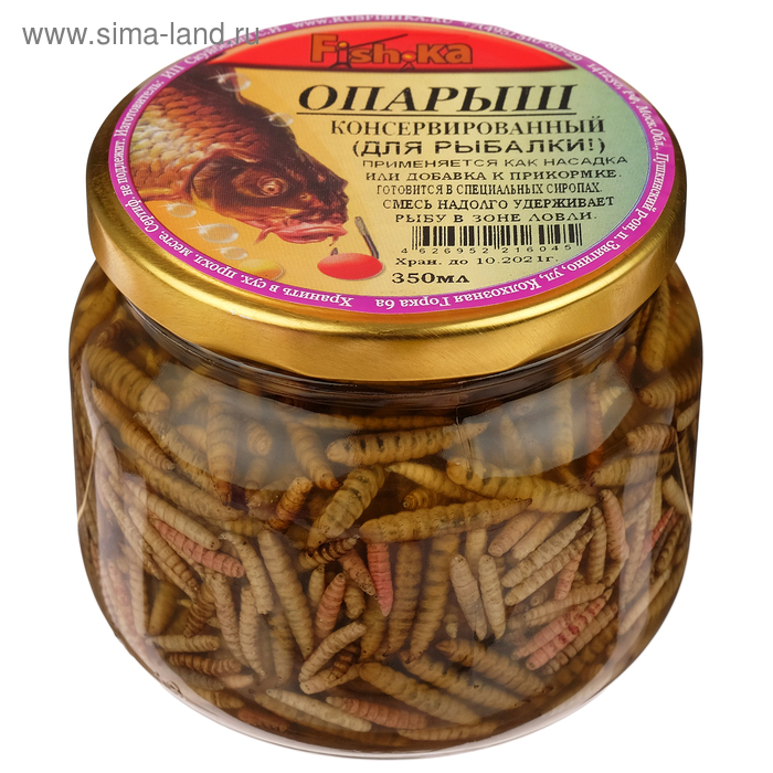 Консервированный опарыш, 350 мл
Консервированный опарыш, 350 мл