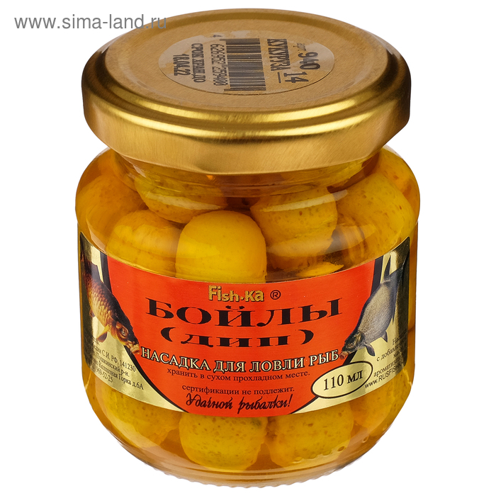 Бойлы Fish-ka дип, кукуруза 14 мм, 110 мл
Бойлы Fish-ka дип, кукуруза 14 мм, 110 мл