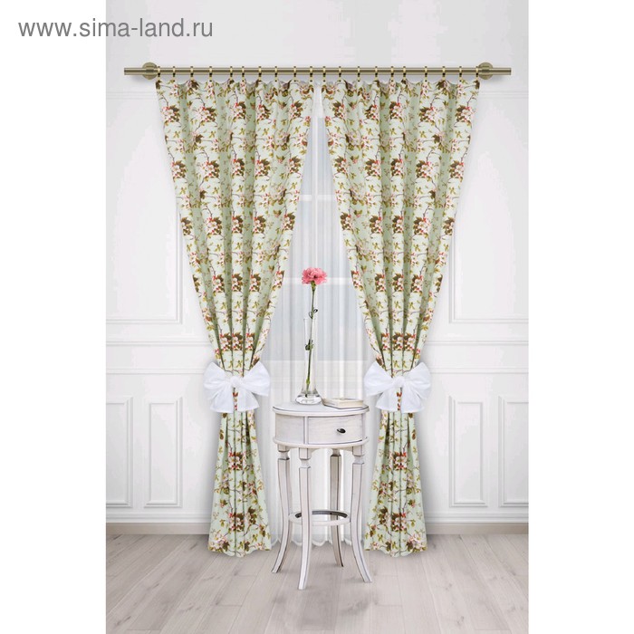 Комплект штор «Мюлуз», размер 150×260 см-2 шт, подхват-2 шт
Комплект штор «Мюлуз», размер 150×260 см-2 шт, подхват-2 шт