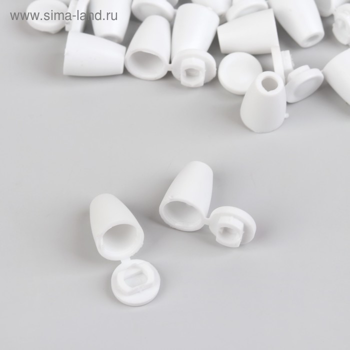 Наконечник для шнура, 4 мм, цвет белый
Наконечник для шнура, 4 мм, цвет белый